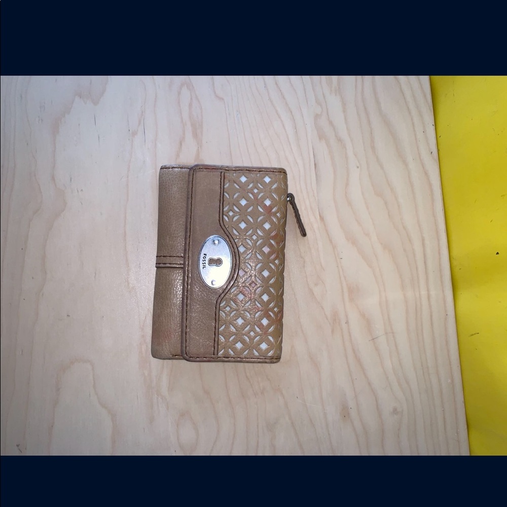 Fossil leather wallet